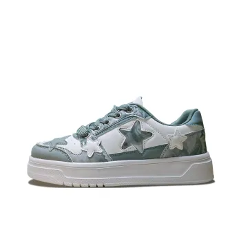 Wooden Rabbit Slip Resistant Cushioning Lightweight Height Increasing Low Top Skateboard Shoes Women's