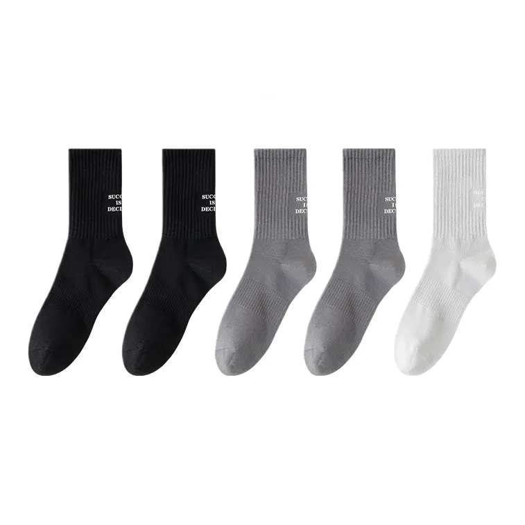 Lan Miao Mid Calf Socks Unisex 5 Pack-1
