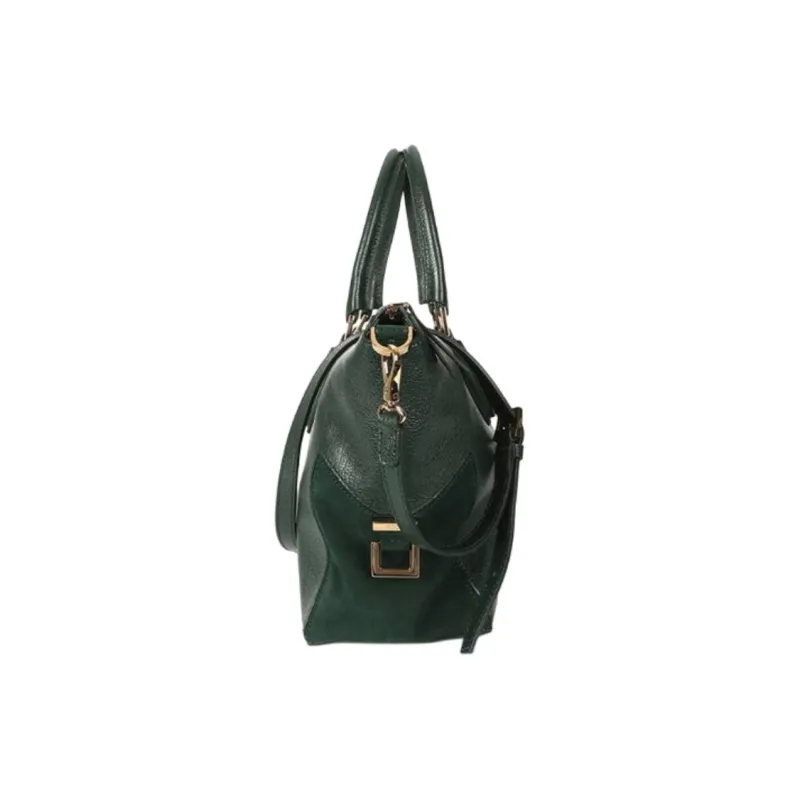 TOD'S Natural Leather Handbag Small Size Women's Green-1