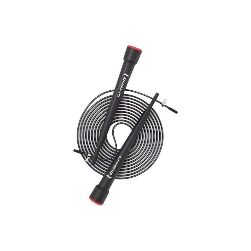 LiNing Professional Racing Non Countable Jump Ropes Teenagers Handle Material Plastic, Rope Material PU Steel 3m-1
