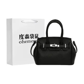 Dusen Kangaroo PU Handbag Regular Women's Black/Khaki/Green/Blue/Beige/Pink