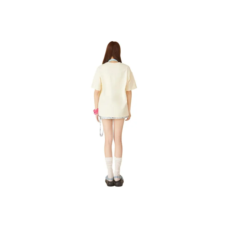 LALABOBO T Shirts Women's Beige-1