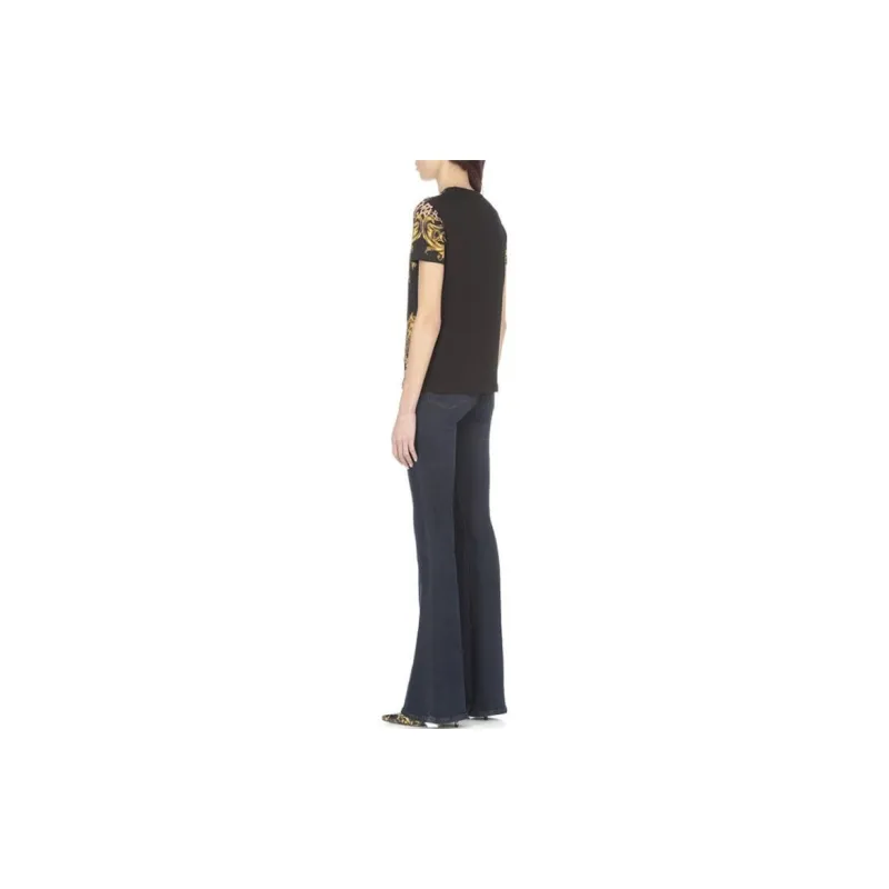 VERSACE JEANS COUTURE SS22 T Shirt Women's Black-2