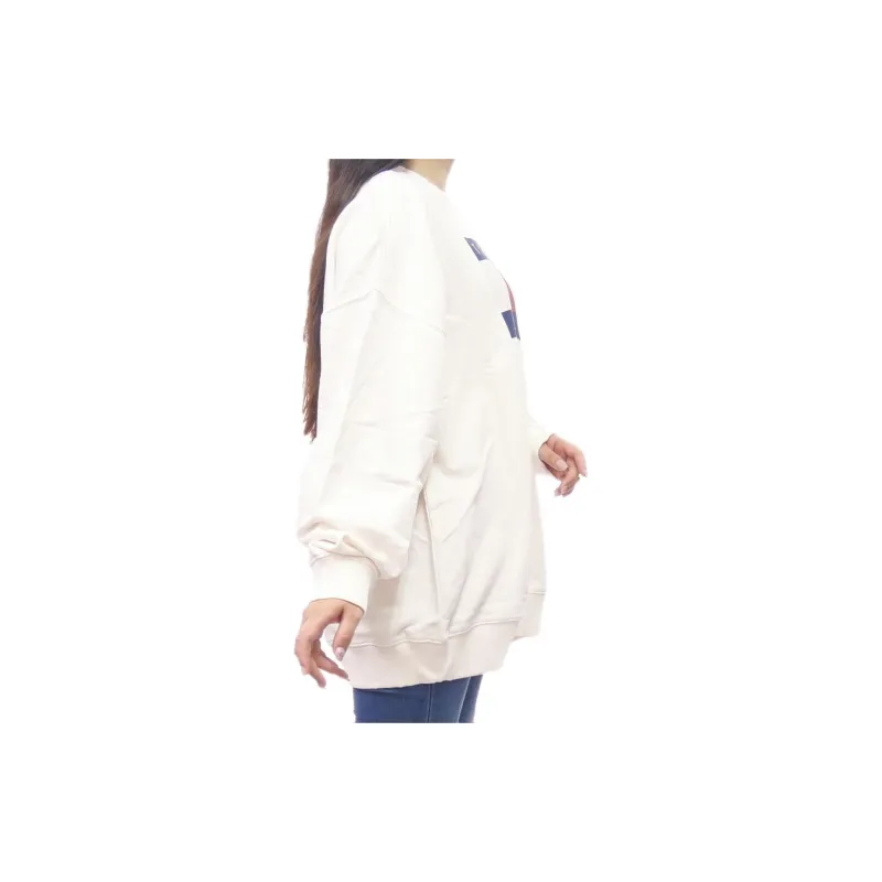 Tommy Hilfiger Sweatshirt Women's Gray White-4