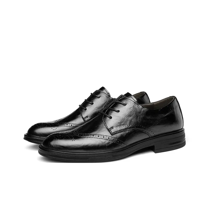 CARTELO Dress Shoes Men Low Top Black-1