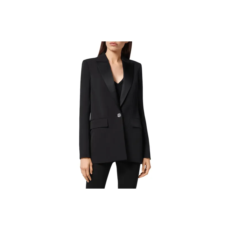 PHILIPP PLEIN Sequinned Tiger Single breasted Blazer-2