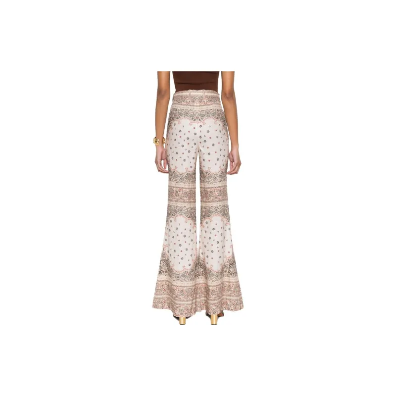 Zimmermann Belted Wide Leg Pants-2