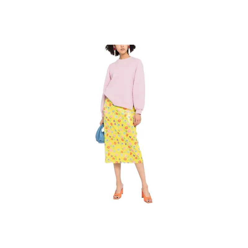GANNI Sweatshirts Women's Pink-1