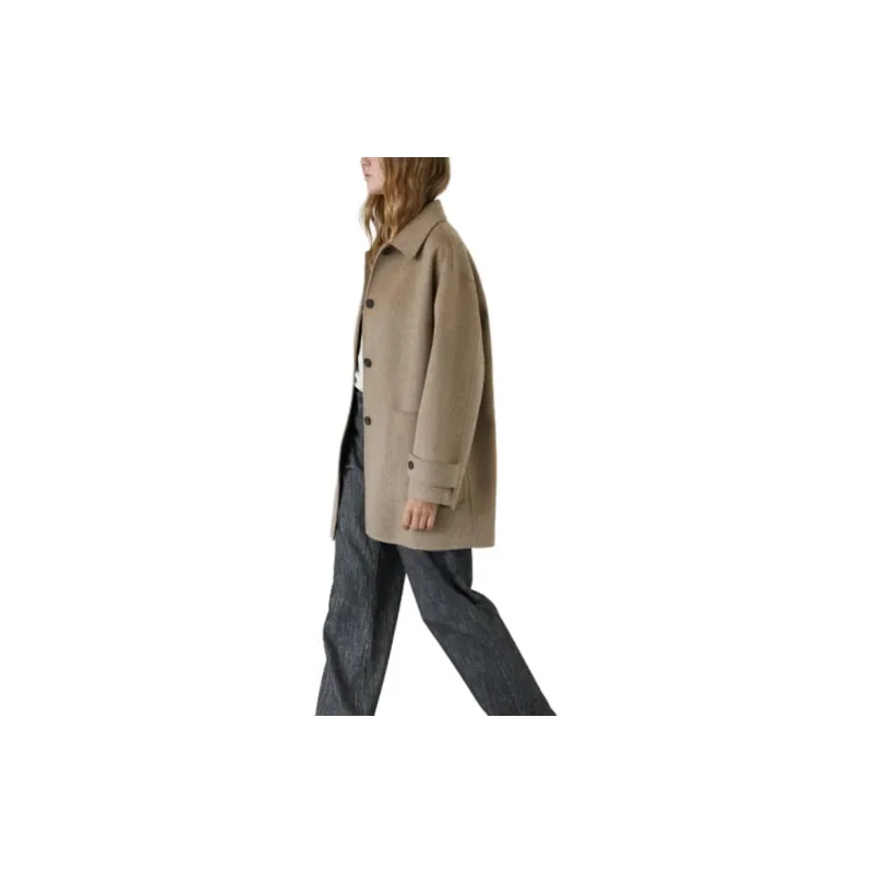 Massimo Dutti Coats Women's Camel-3