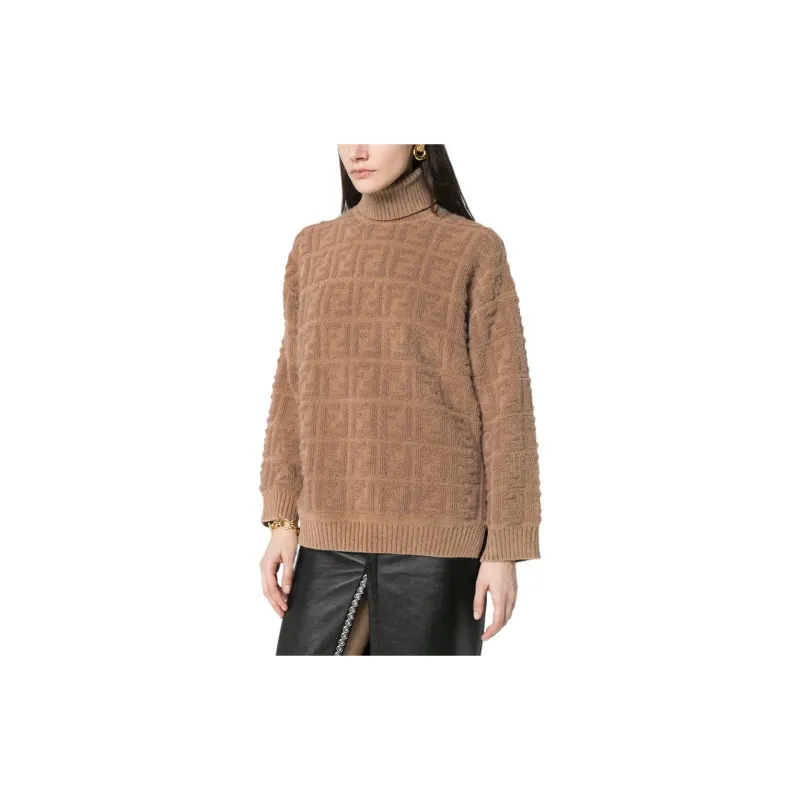 FENDI Sweaters Women's Brown-3