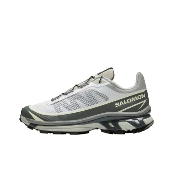 SALOMON XT 6 Anti Slip Wear Resistant Low Top Casual Shoes Unisex Violet Gray