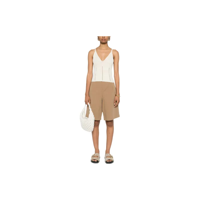 VINCE Tailored Cotton Shorts-1