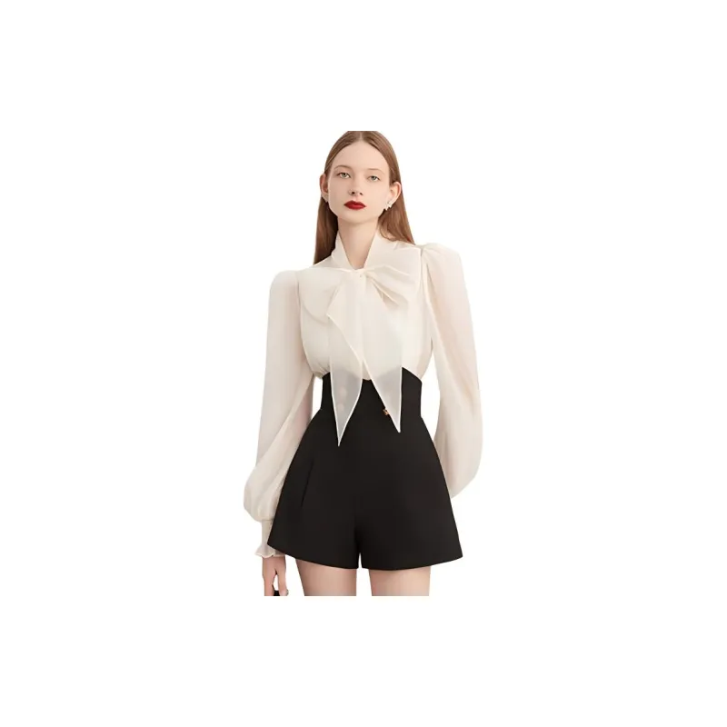 DPLAY Shirt Women's Cream Apricot-1