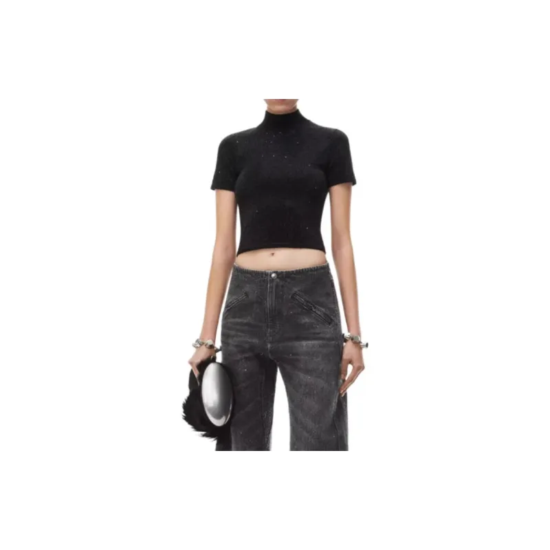 Alexander Wang Crystal embellished Hotfix Top-2
