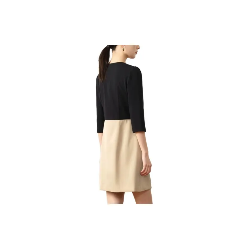 JZ. ANNAKRO Long Sleeved Dresses Women's Dark Blue-3