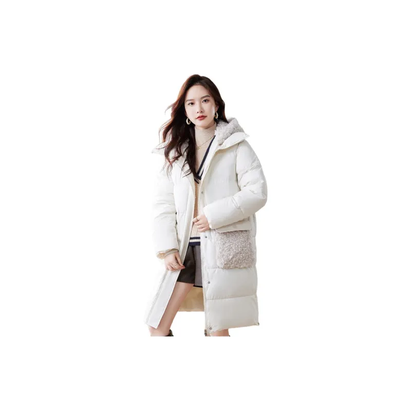 CARBAMMI Puffer Jacket Women's White-3