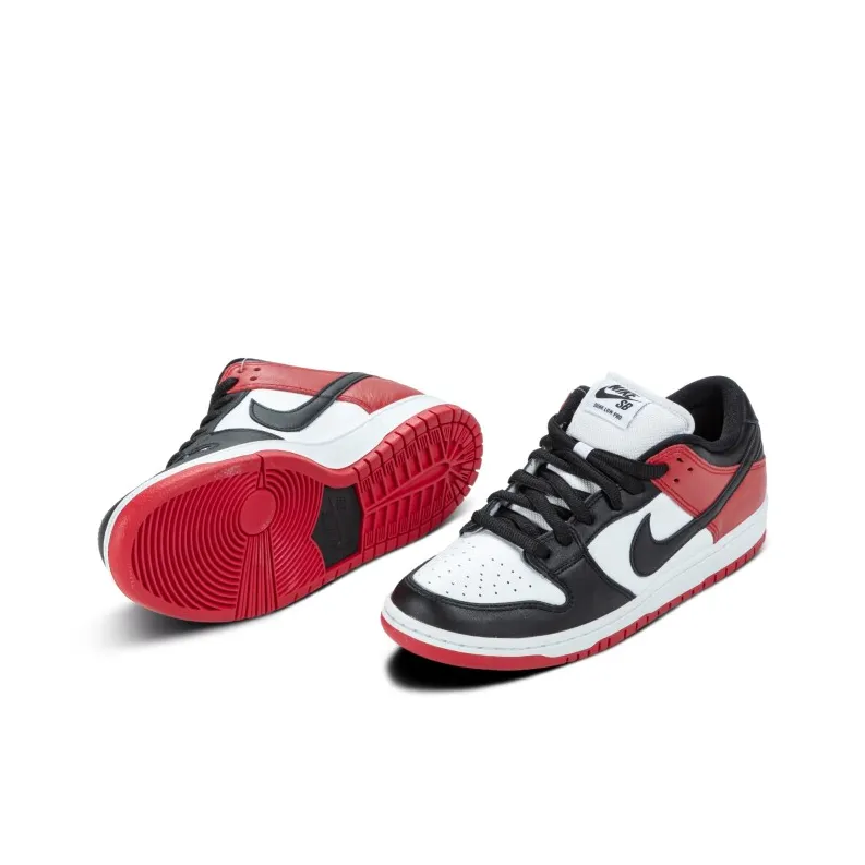 Nike Dunk Black Toe Anti-Slip Wear-Resistant Low-Top Skateboard Shoes Men's Black Toes-2