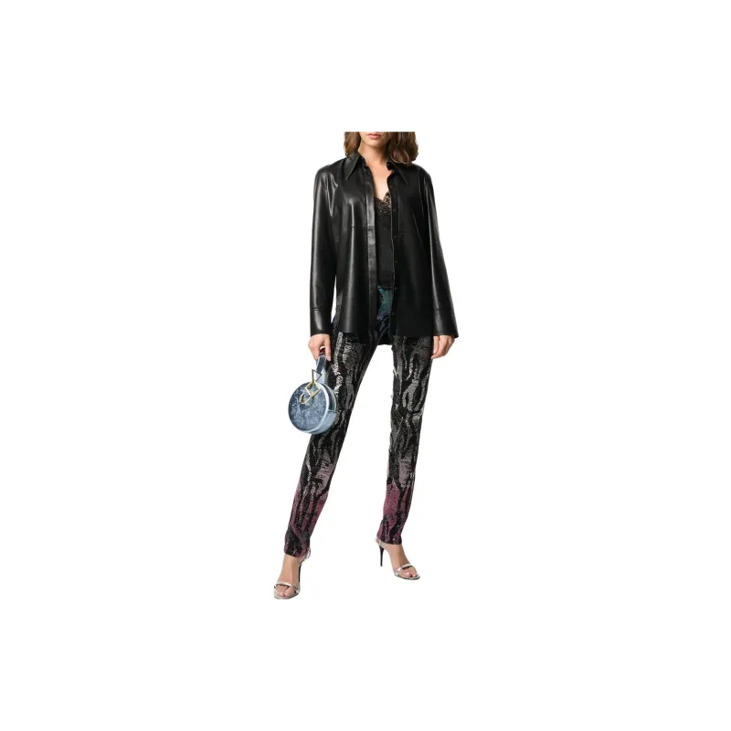 PHILIPP PLEIN Embellished Zebra Pattern Jeggings-1
