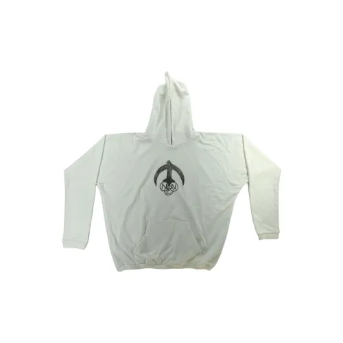 YEEZY VULTURES Album Peripheral Series Sweatshirts Unisex White