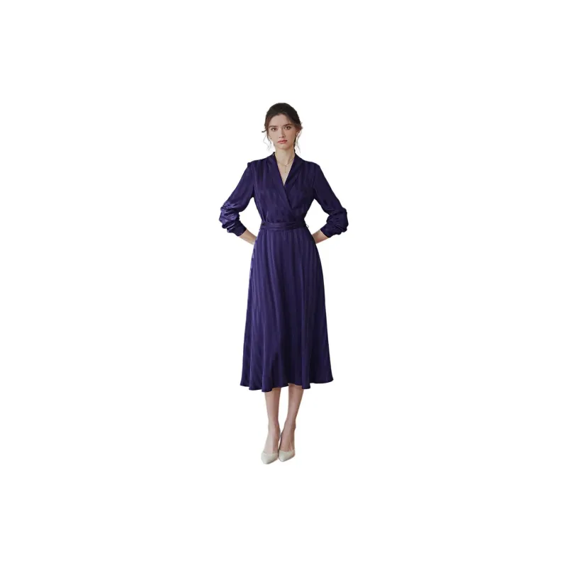 ROEYSHOUSE Long Sleeved Dress Women's Stripes-1