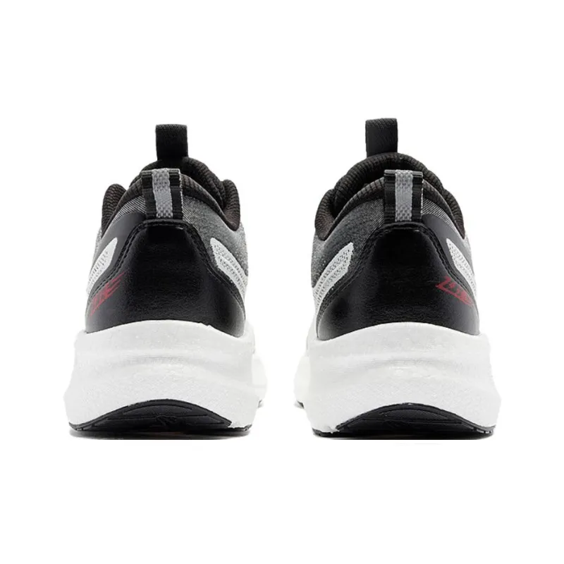QIAODAN Rapid LITE Anti Slip Wear Resistant Low Top Casual Running Shoes Men's White Black-3