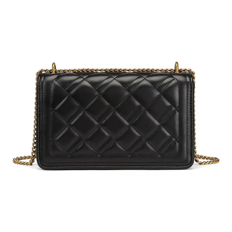 ST&SAT Synthetic Leather Underarm Shoulder Bag Women's Ecru/Pitch Black-9