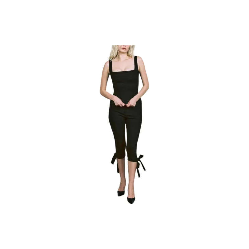 Miaou EMMA CAPRI Casual Pants Women's Black-2