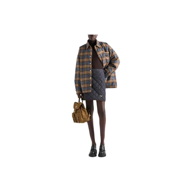 PRADA Lightweight Re nylon Miniskirt-2