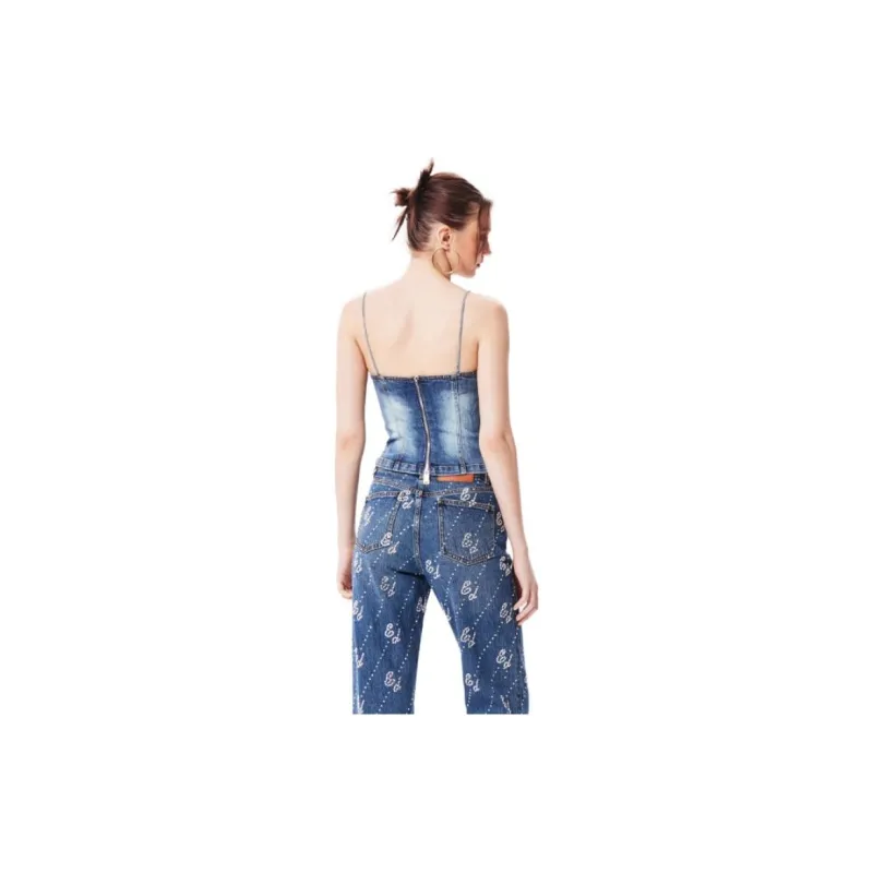 Ed Hardy FW24 Tank Tops Women's Indigo-3