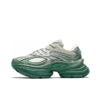 Anta Anti Slip Wear Resistant Low Top Chunky Sneakers Women's Green