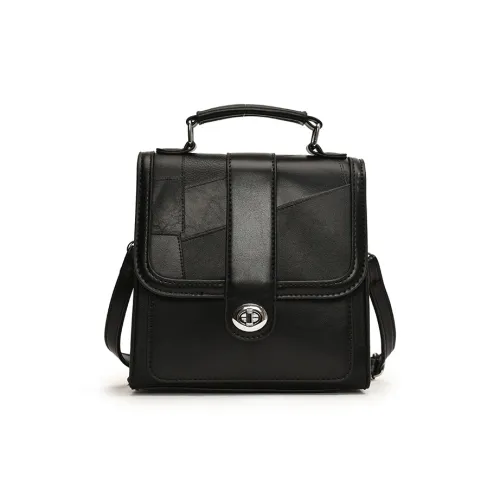 NOMK PU Backpack Shoulder Bag Handbag Regular Women's Black/Silver/White/Pink
