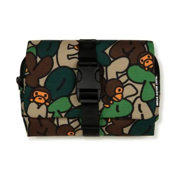 BABY MILO STORE BY A BATHING APE Fabric Storage Bag Regular Unisex Dark Green