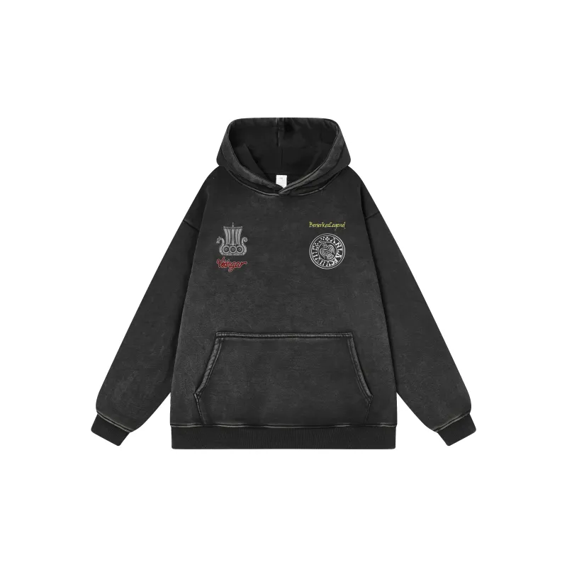 FAKE VINTAGE Sweatshirt Unisex Black-1