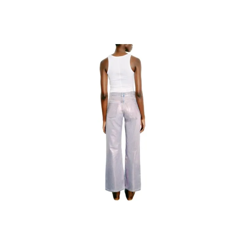 ZARA Jeans Women's Purple-2