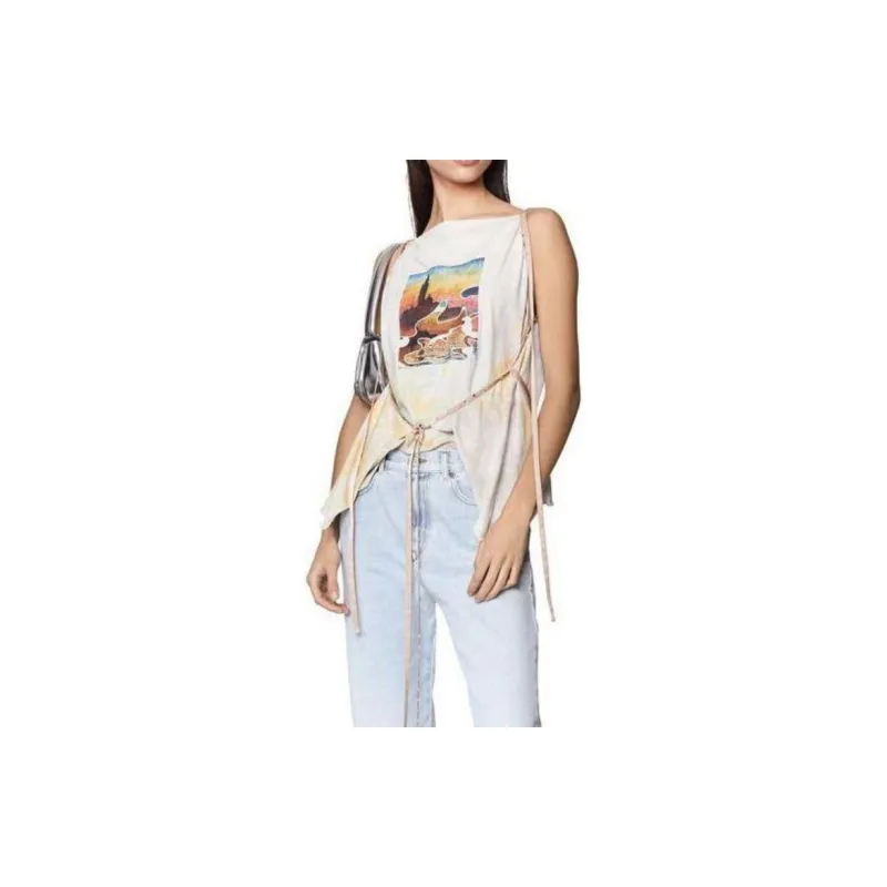 DIESEL T-Shirts Women's White-3