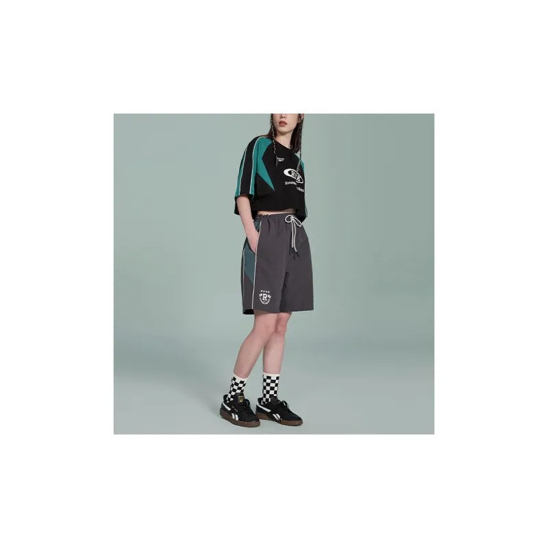 Reebok Raglan Sleeve T Shirt Women's Black/Green-3
