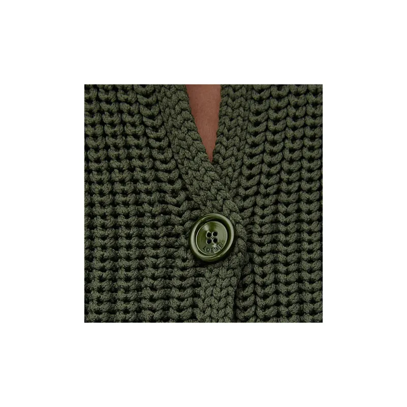 LOEWE FW24 Knitwear Women's Khaki Green-4