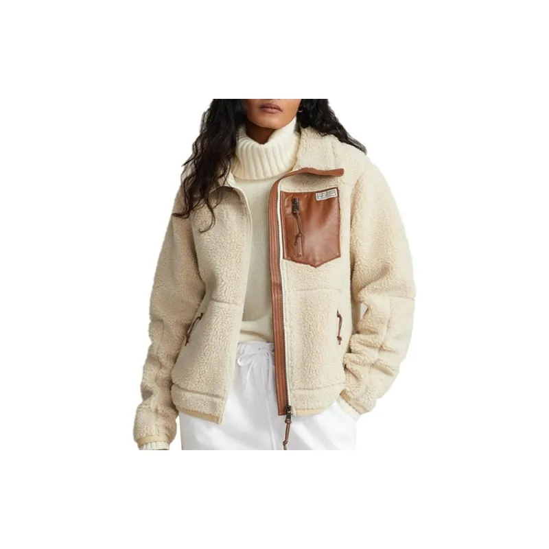 Polo Ralph Lauren FW23 Jackets Coats Women's Beige-3