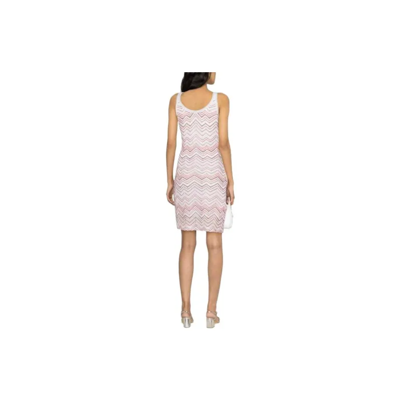 MISSONI Zigzag woven Sequinned Mini Dress-2