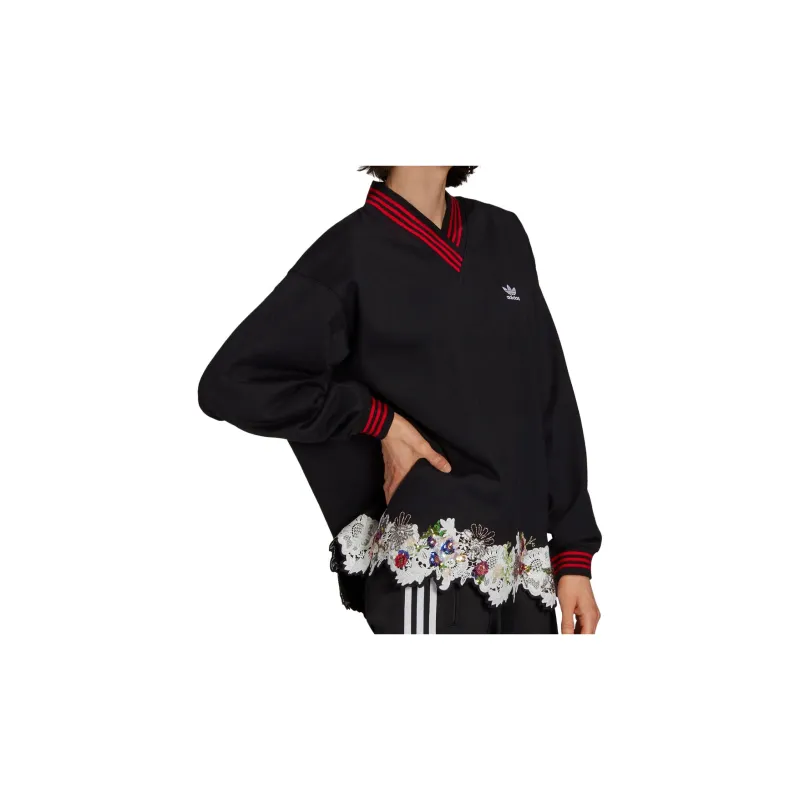 Adidas Originals Dry Clean Only Sweatshirt Women's Black-1