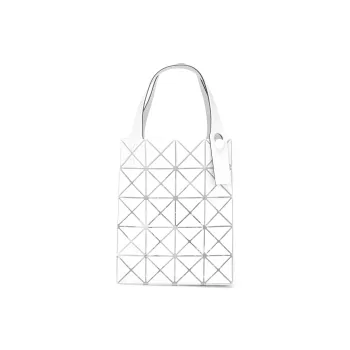 ISSEY MIYAKE Lucent Boxy Polyester Tote Bag Shopping Bag Handbag Mini Women's White