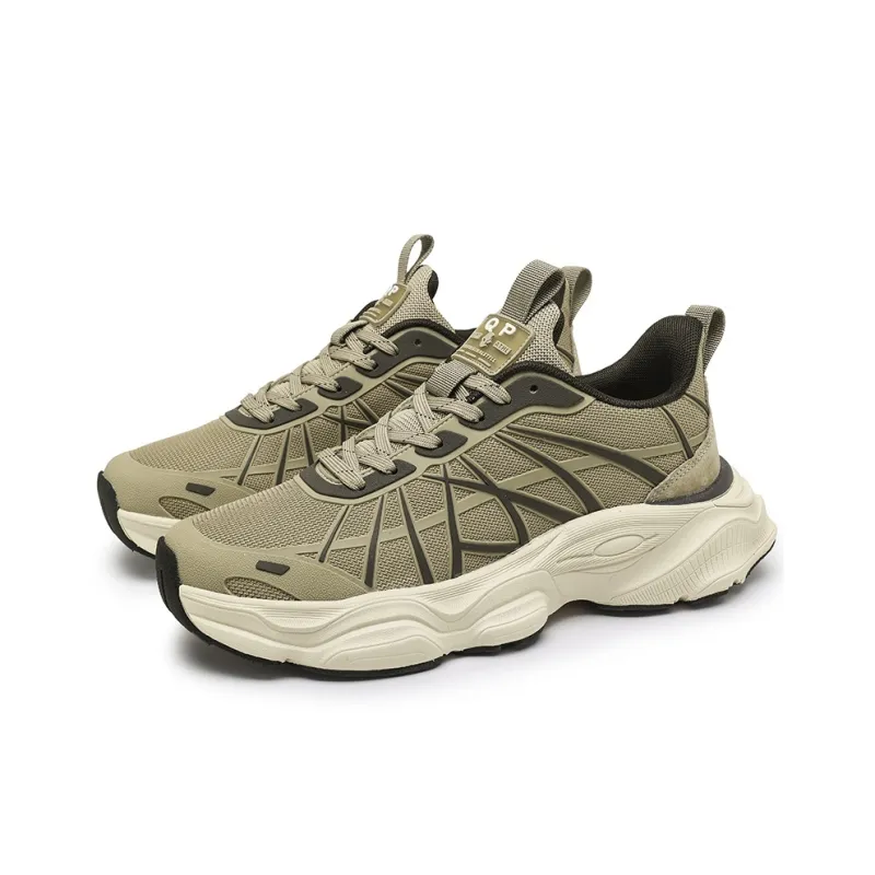 Wooden Rabbit Cushioning Anti Slip And Wear Resistant Height Increasing Low Top Chunky Sneakers Men's-7