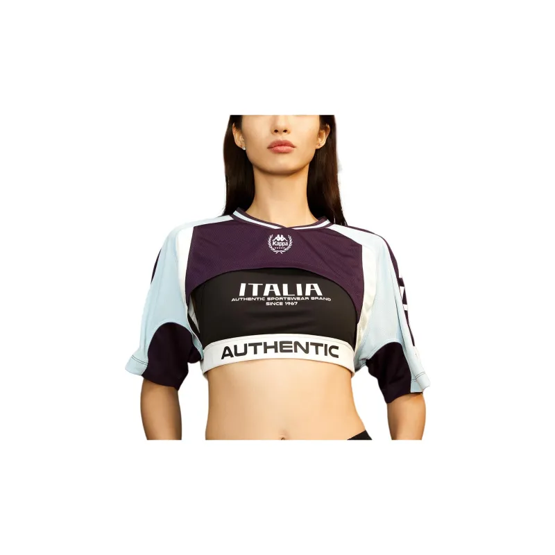 Kappa T Shirts Women's Purple-2