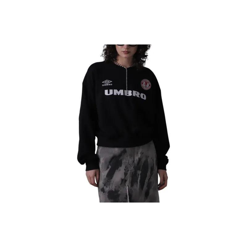 Umbro x ROSE BUD Limited Sweatshirt Women's Black-1