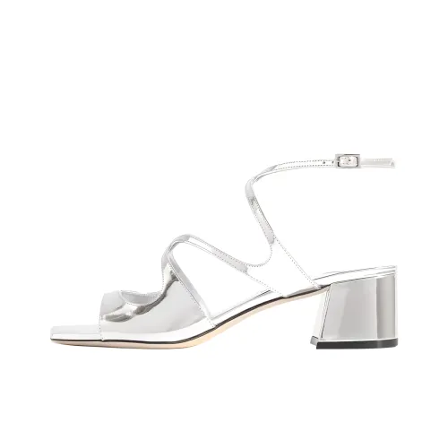 Jimmy Choo Azilia Strap Sandals 4.5cm Women's Silver