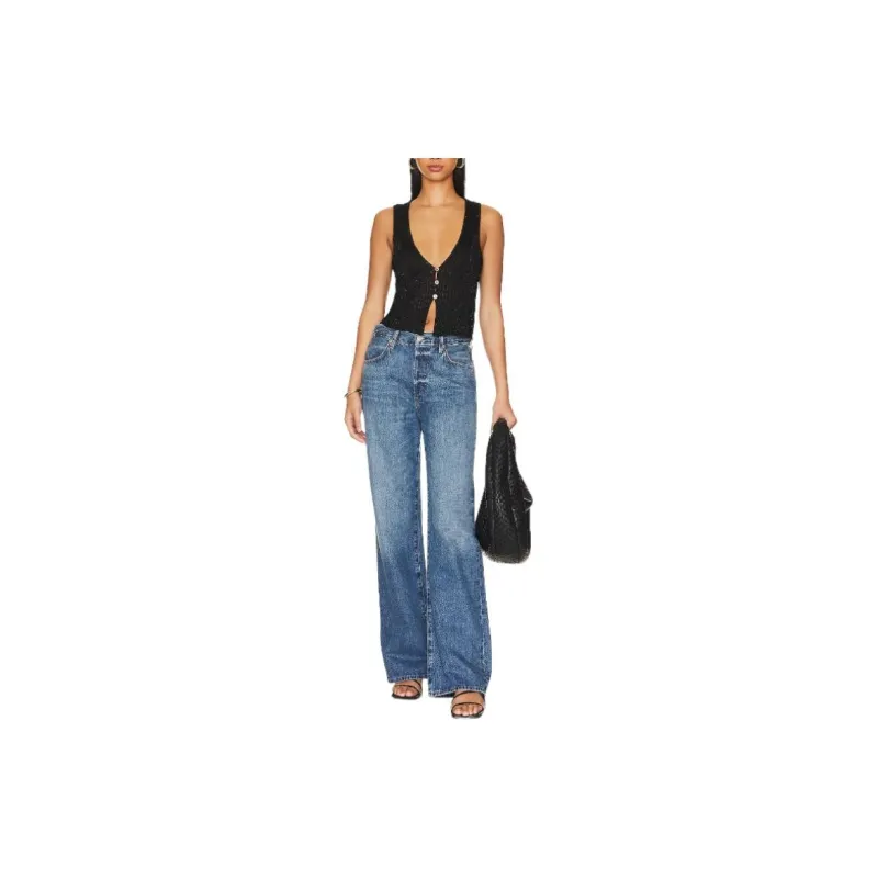 FREE PEOPLE Tank Tops Women's Black-1
