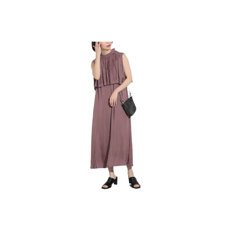 Beams Sleeveless Dress Women's Dusty Pink-2