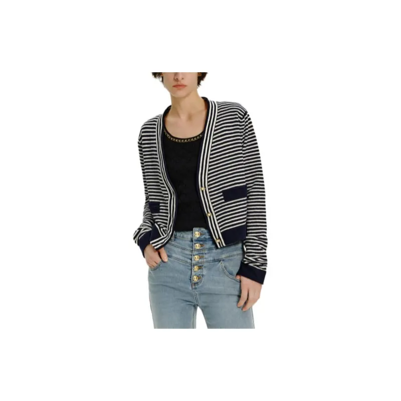 KARL LAGERFELD SS24 Knitwear Women's Black White-4