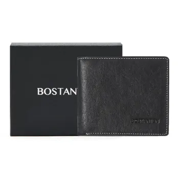 BOSTANTEN Soft And Versatile Short Wallets Regular Men's Black