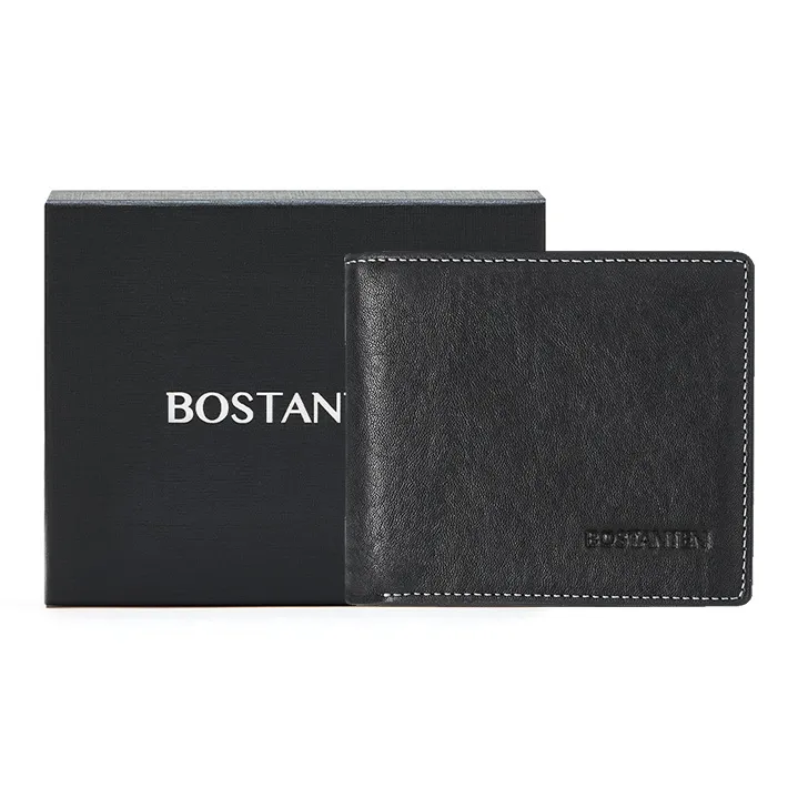 BOSTANTEN Soft And Versatile Short Wallets Regular Men's Black-0